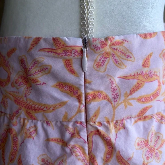 •GAP• Peach/Pink Floral A-Line Skirt – Size 6 - Picture 5 of 8